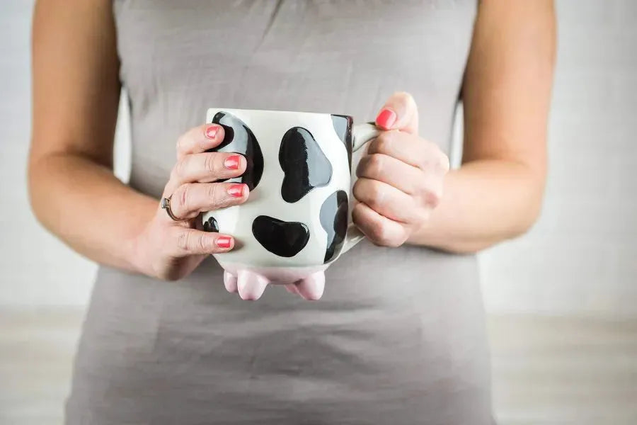 Creative Cute Cow Cartoon Ceramic Cup - Bellarte Enchanté Creative Cute Cow Cartoon Ceramic Cup